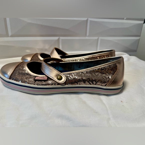 Juicy Couture Sequined Mary Jane Flats New size 8.5 - Picture 2 of 9